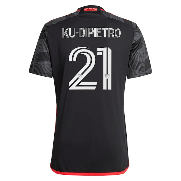 Theodore Ku-Dipietro D.C. United adidas 2024 The Icon Kit Replica Player Jersey?ยจC Black - Image 3