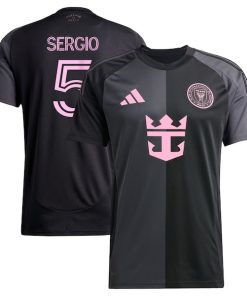 Sergio Busquets Inter Miami CF adidas 2025 The Fortitude Kit Replica Player Jersey - Black