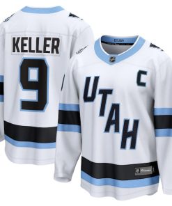 Clayton Keller Utah Mammoth  Away Breakaway Player Jersey - White/Black