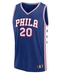 Alternative view of Jared McCain Philadelphia 76ers  2024 NBA Draft Fast Break Player Jersey - Icon Edition - Royal