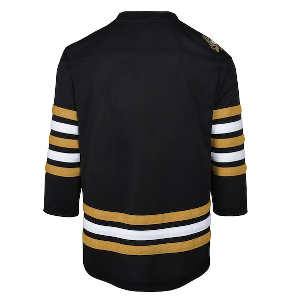 Boston Bruins Youth 100th Anniversary Replica Jersey - Black - Image 3
