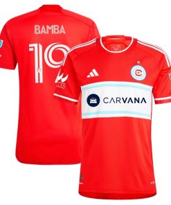 Jonathan Bamba Chicago Fire adidas 2024 Return To Red Authentic Player Jersey - Red