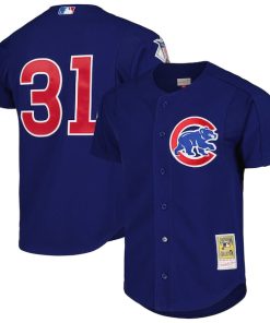 Greg Maddux Chicago Cubs Cooperstown Collection 2005 Batting Practice Jersey - Royal