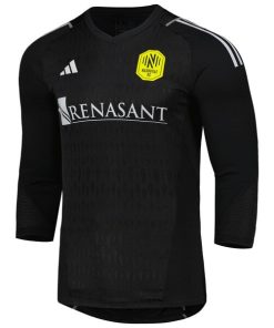 Alternative view of Nashville SC adidas 2024 Goalkeeper Long Sleeve Replica Jersey - Black