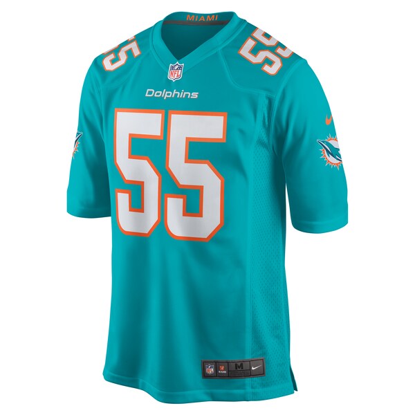 Aaron Brewer Miami Dolphins Nike Game Jersey - Aqua - Image 2