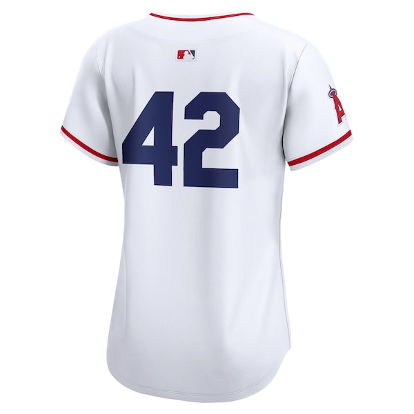 Los Angeles Angels Nike Women's 2024 Jackie Robinson Day Home Limited Jersey?ยจC White - Image 3