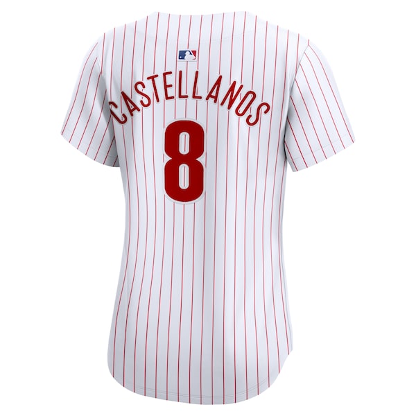 Nick Castellanos Philadelphia Phillies Nike Women's Home Limited Player Jersey?ยจC White - Image 3