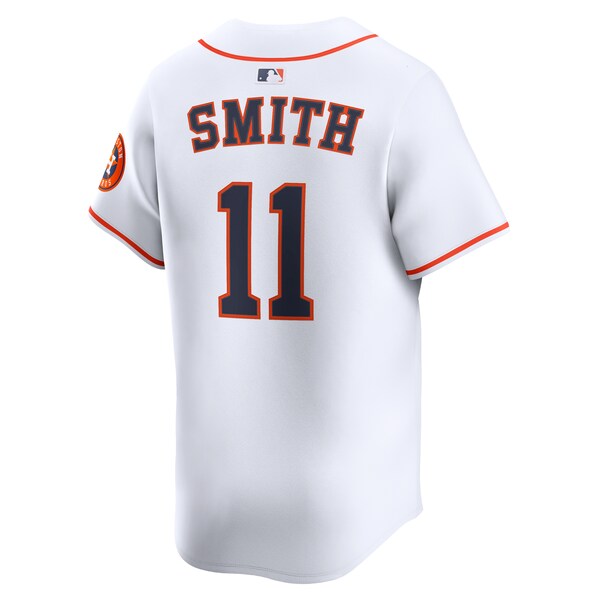 Cam Smith #11 Houston Astros Nike Home Limited Player Jersey - White - Image 3