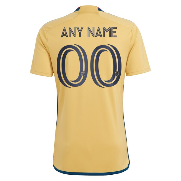 Real Salt Lake adidas 2024 The Beehive State Kit Replica Custom Jersey - Gold - Image 3