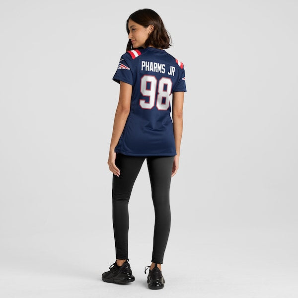 Jeremiah Pharms Jr. New England Patriots Nike Women's Game Jersey - Navy - Image 5