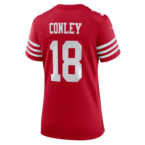 Chris Conley San Francisco 49ers Nike Women's Game Jersey - Scarlet - Image 4