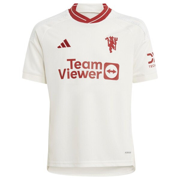 Scott McTominay Manchester United adidas Youth 2023/24 Third Replica Player Jersey - White - Image 2