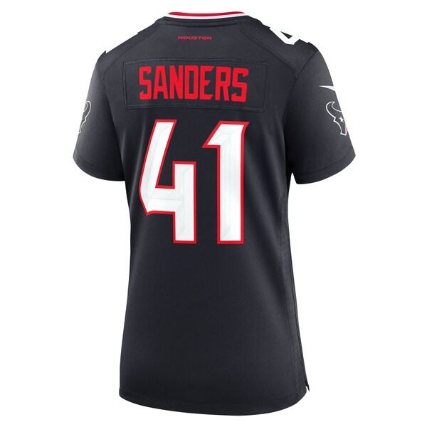 Myjai Sanders Houston Texans Nike Women's Team Game Jersey - Navy - Image 3