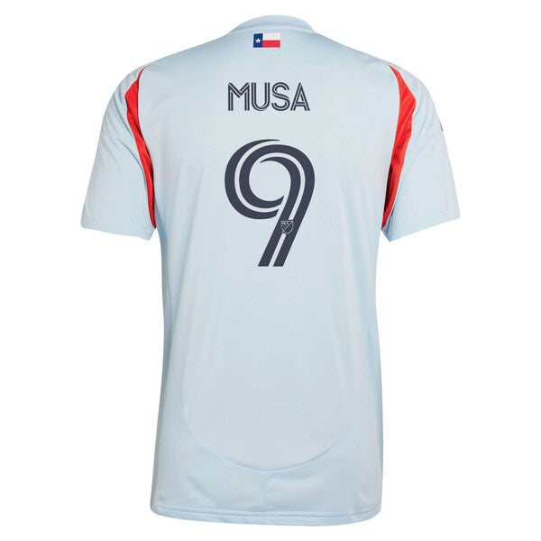 Petar Musa FC Dallas adidas 2025 The Inferno Kit Replica Player Jersey - Light Blue - Image 3