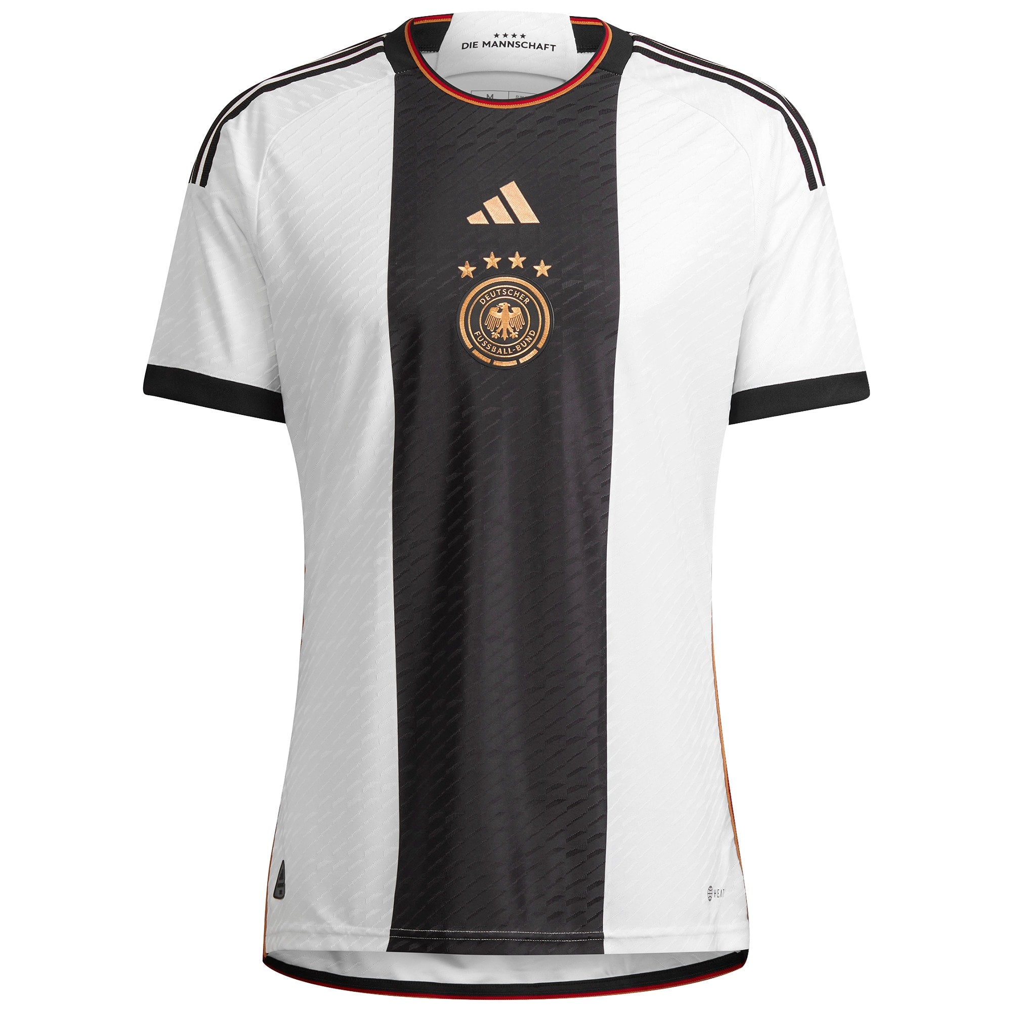 Custom Germany National Team adidas 2022/23 Home Authentic Jersey - White - Image 2