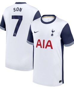 Alternative view of Son Heung-Min Tottenham Hotspur Nike Youth 2024/25 Home Replica Player Jersey - White