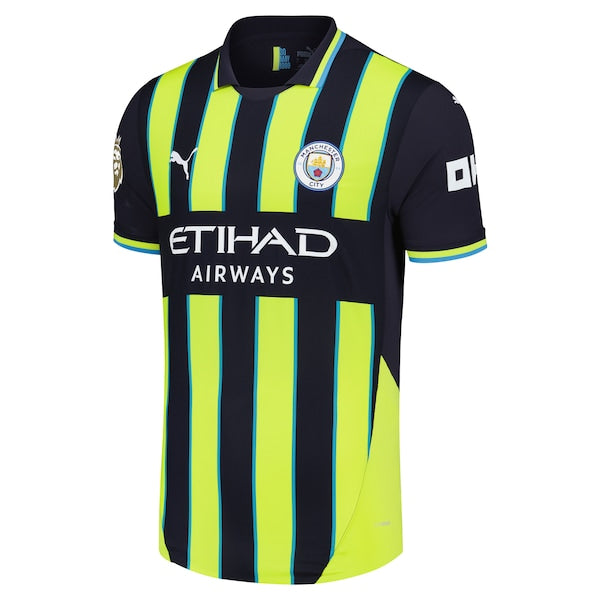 Kevin De Bruyne Manchester City Puma 2024/25 Away Authentic Player Jersey - Navy - Image 3