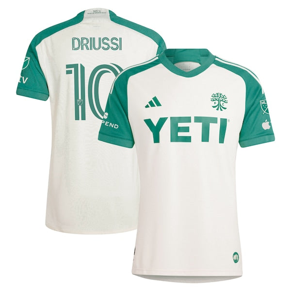 Sebasti¨¢n Driussi Austin FC adidas 2024 The Armadillo Kit Authentic Player Jersey?¨C Tan