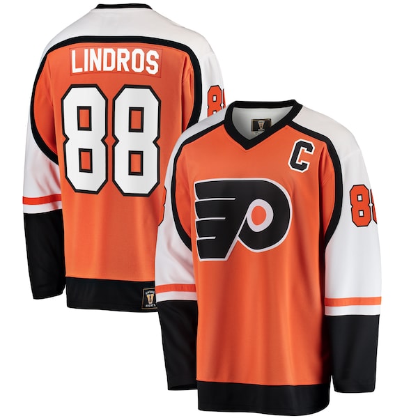 Eric Lindros Philadelphia Flyers Premier Breakaway Retired Player Jersey - Orange