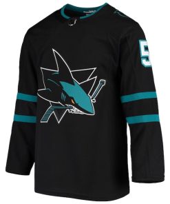 Alternative view of Radim Simek San Jose Sharks adidas Alternate Authentic Jersey - Black
