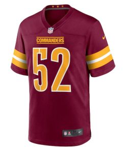 Alternative view of Jamin Davis Washington Commanders Nike Player Game Jersey - Burgundy