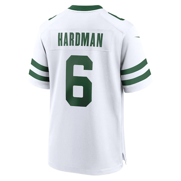 Mecole Hardman New York Jets Nike Legacy Player Game Jersey - White - Image 3