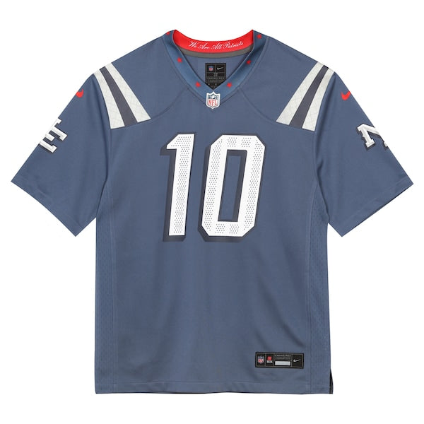 Drake Maye New England Patriots Nike Preschool 2025 Rivalries Collection Game Jersey - Storm Blue - Image 2