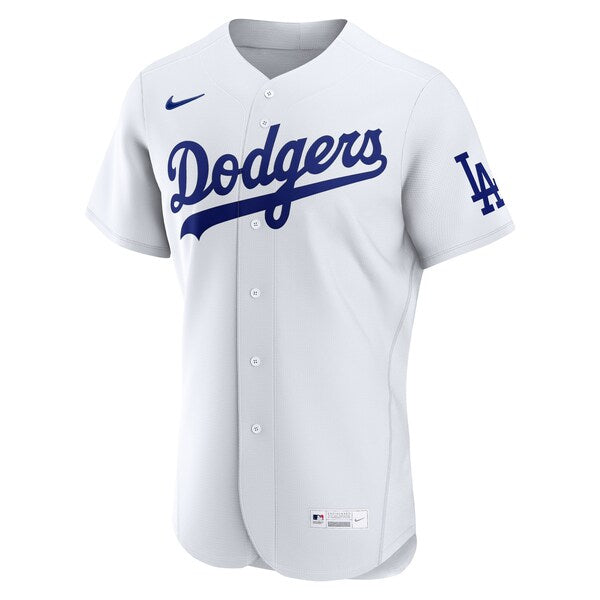 Los Angeles Dodgers Nike Home Authentic Jersey - White - Image 2