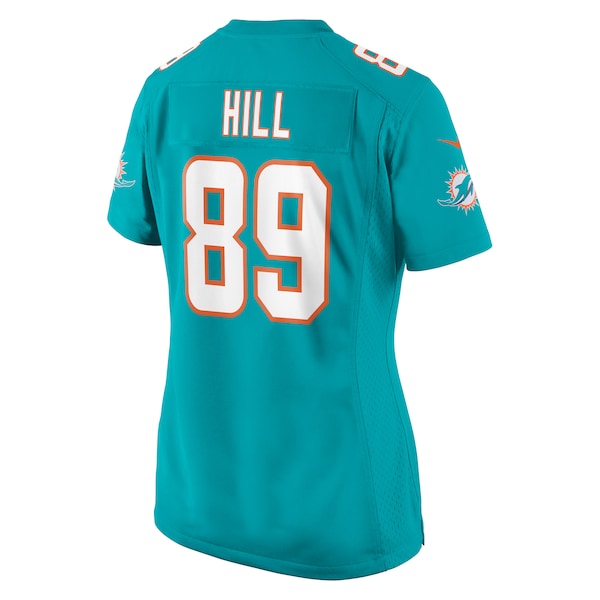 Julian Hill Miami Dolphins Nike Women's Game Jersey - Aqua - Image 3