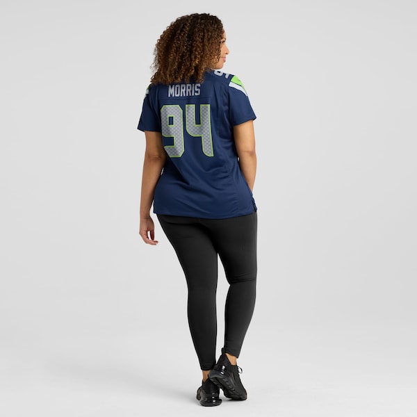 Mike Morris Seattle Seahawks Nike Women's Team Game Jersey - College Navy/Navy - Image 9