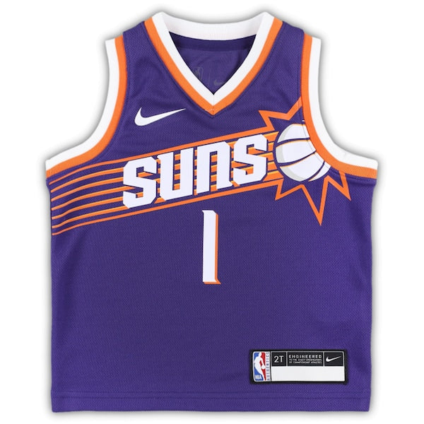 Devin Booker Phoenix Suns Nike Toddler Swingman Player Jersey - Icon Edition - Purple - Image 2