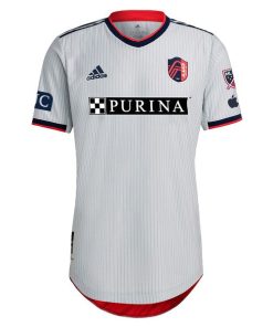 Alternative view of Njabulo Blom St. Louis City SC adidas 2024 The Spirit Kit Authentic Jersey - Gray