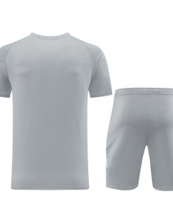 Alternative view of Adidas Short Sleeve Training Jersey Set - AD07- Light Gray