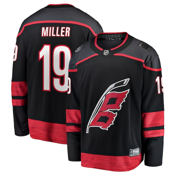 K'Andre Miller Carolina Hurricanes Home Breakaway Jersey - Black