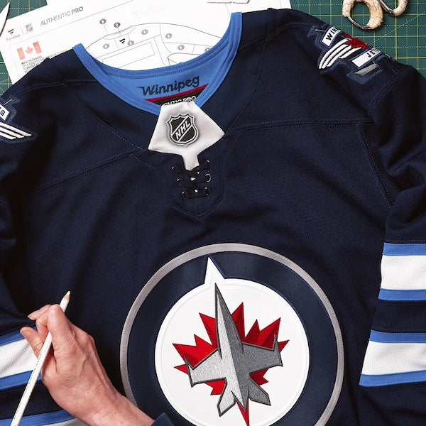 Winnipeg Jets Home Authentic Pro Jersey - Navy - Image 6