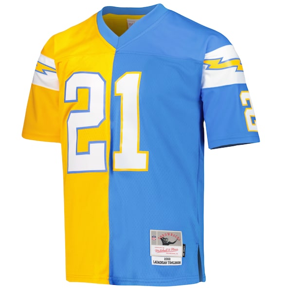 LaDainian Tomlinson Los Angeles Chargers 2002 Split Legacy Replica Jersey - Powder Blue/Gold - Image 2