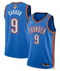 Alex Caruso Oklahoma City Thunder Nike Unisex 2025 NBA Finals Swingman Jersey - Icon Edition - Blue
