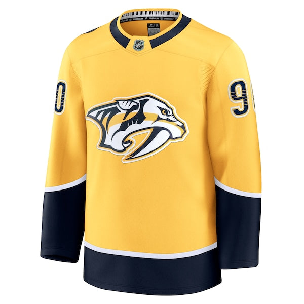 Ryan O'Reilly Nashville Predators Home Premium Jersey - Yellow - Image 2