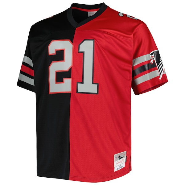 Deion Sanders Atlanta Falcons Big & Tall Split Legacy Retired Player Replica Jersey - Black/Red - Image 2