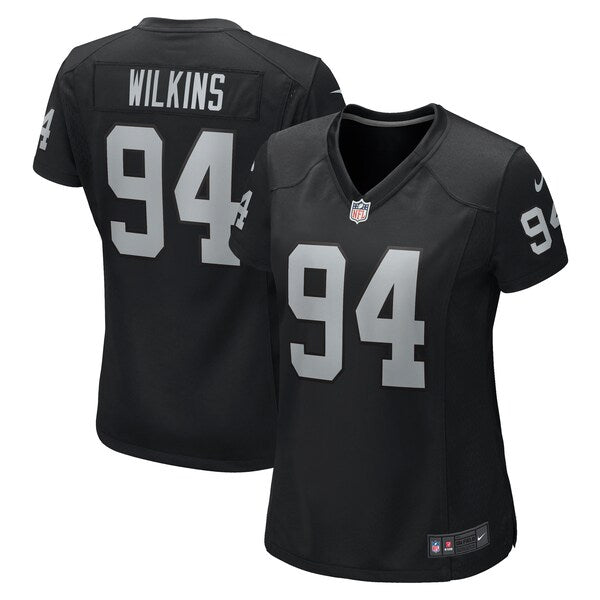Christian Wilkins Las Vegas Raiders Nike Women's Game Jersey - Black - Image 2