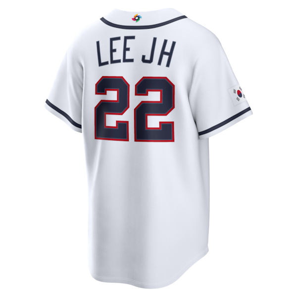 Jung Hoo Lee Korea Baseball Nike 2026 World Baseball Classic Home Stadium Jersey - White - Image 3