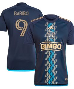Tai Baribo Philadelphia Union adidas 2024 The XV Kit Replica Player Jersey - Navy