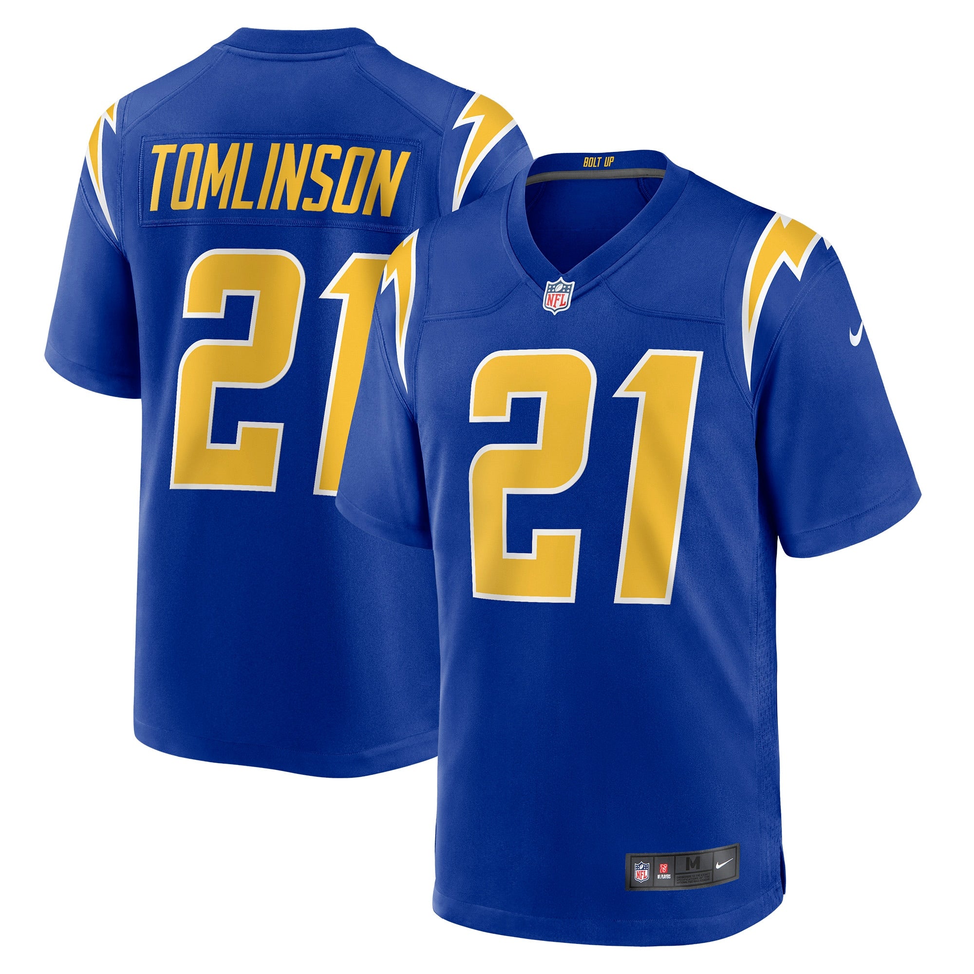 LaDainian Tomlinson Los Angeles Chargers Nike Game Retired Player Jersey - Powder Blue/Navy/Royal - Image 6
