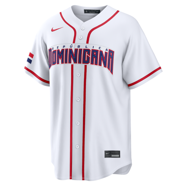 Brayan Bello Dominican Republic Baseball Nike 2026 World Baseball Classic Home Stadium Jersey - White - Image 2