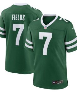 Justin Fields New York Jets Nike Youth Game Player Jersey - Legacy Green