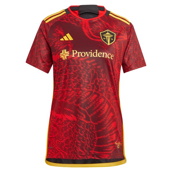 Seattle Sounders FC adidas Women's 2024 The Bruce Lee Kit Replica Custom Jersey?ยจC Red - Image 2