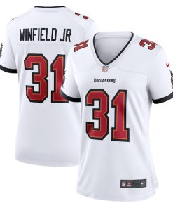 Alternative view of Antoine Winfield Jr. Tampa Bay Buccaneers Nike Women's Game Jersey - White/Pewter