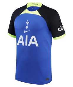 Alternative view of Tottenham Hotspur Nike 2022/23 Away Breathe Stadium Replica Jersey - Blue