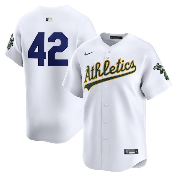 Oakland Athletics Nike 2024 Jackie Robinson Day Home Limited Jersey?ยจC White