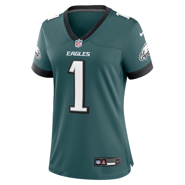 Jalen Hurts Philadelphia Eagles Nike Women's Team Game Jersey - Midnight Green - Image 3